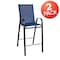 Flash Furniture 2PK Navy Outdoor Barstools with Flex Material 2-JJ-092H-NV-GG - alternate 9